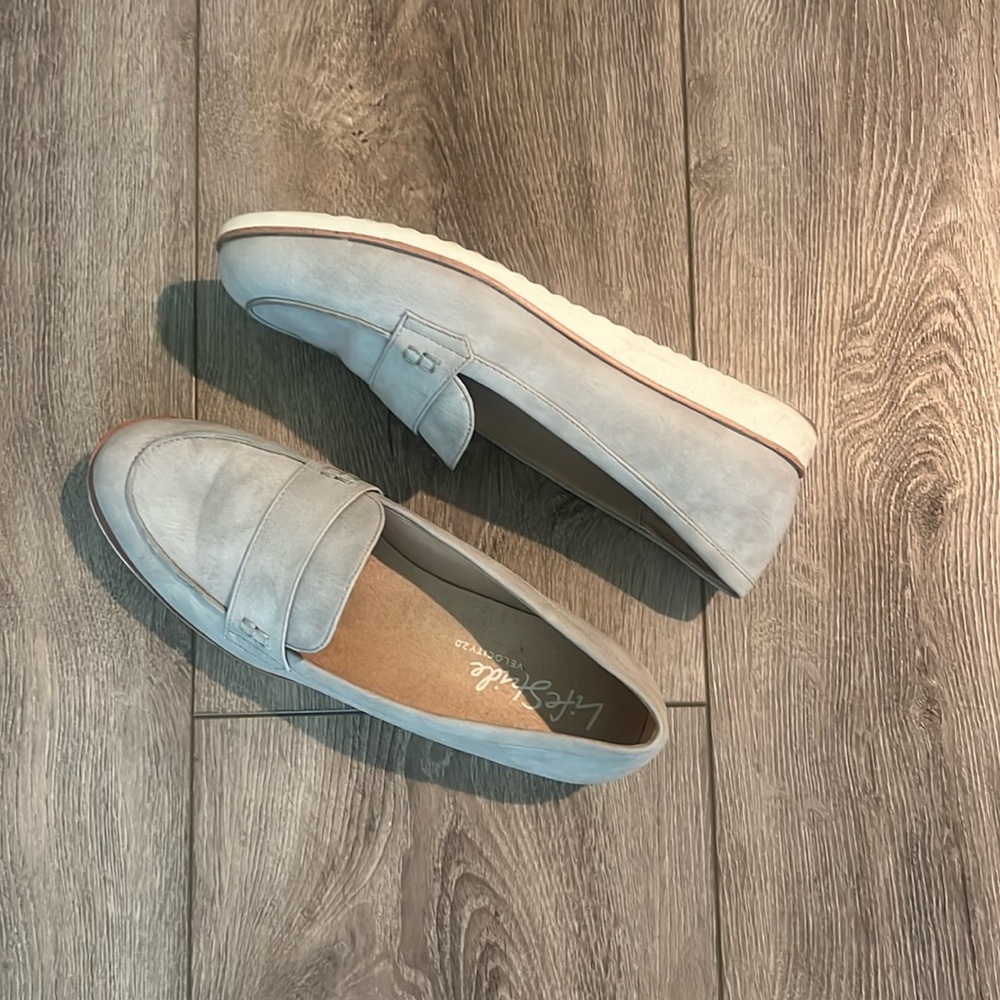 Life Stride loafers size 9.5.  Worn one time - too big for me.